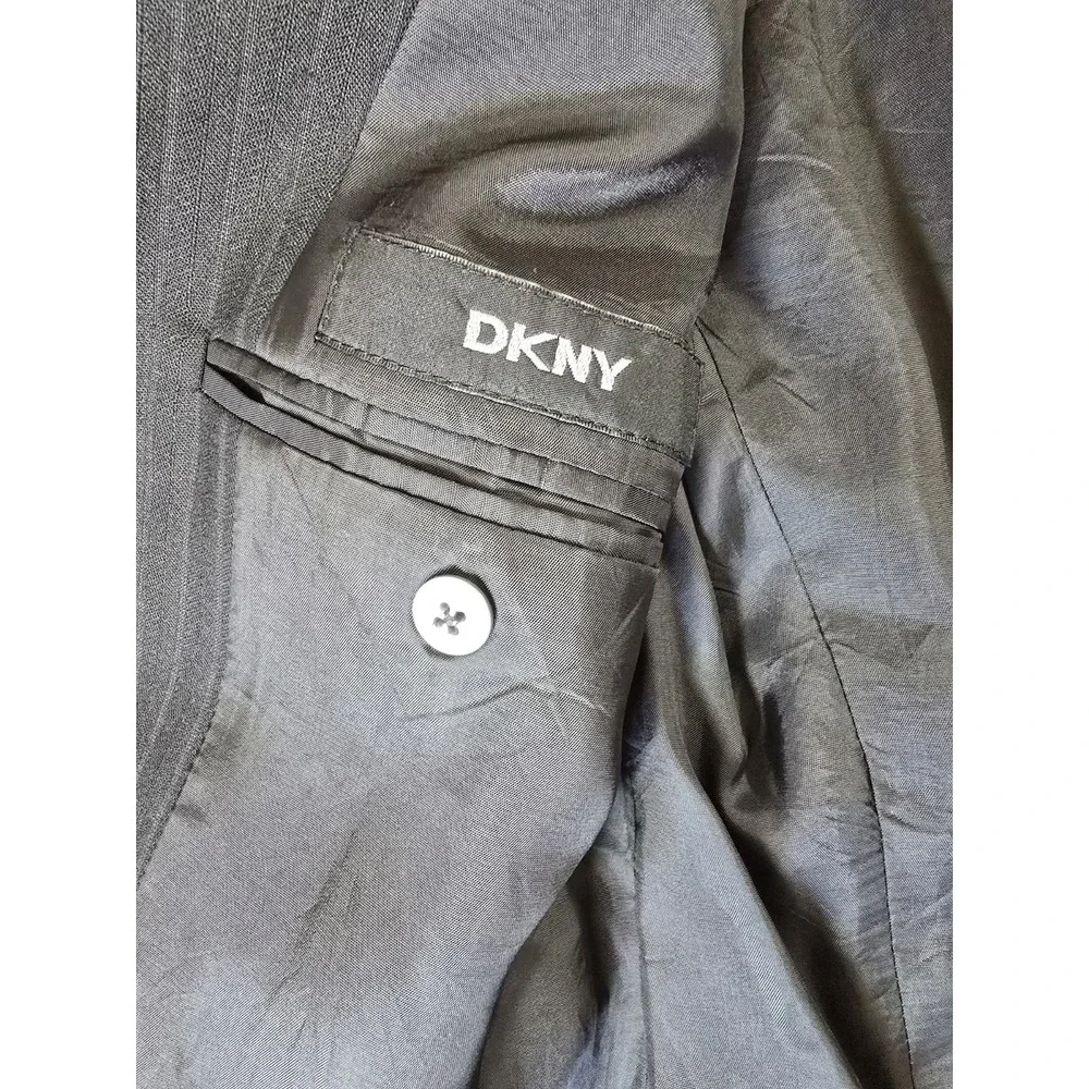 DKNY Mens Suit Jacket Pinstripe  36R